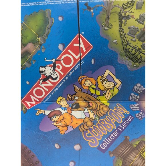 Vintage Monopoly Scooby-Doo Edition Game Replacement Board Instructions - Picture 5 of 8